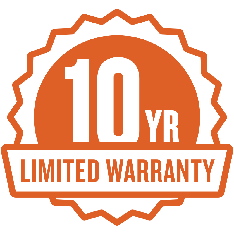 10 Year Warranty