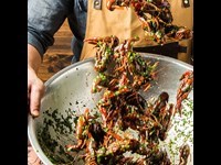 Grilled Crawfish With Spicy Garlic Butter WEB